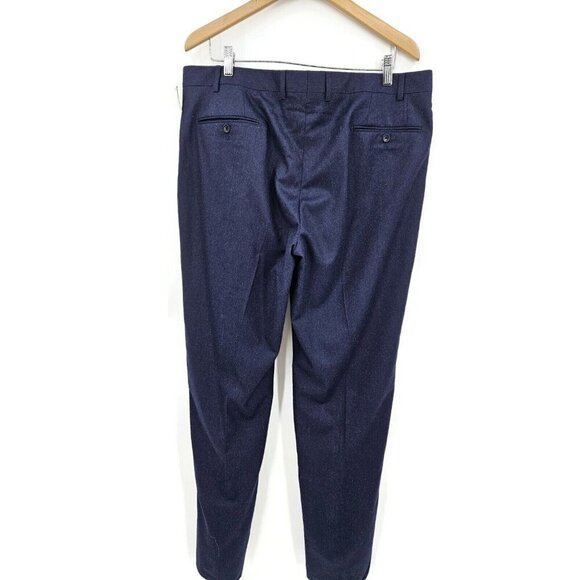 New Trussini Dark Navy Dress Pants Mens 38 Boyd's Philadelphia - Picture 2 of 6